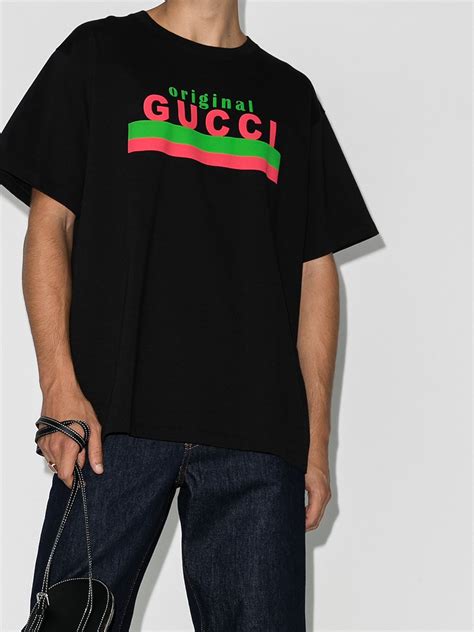 cheap authentic gucci shirts|gucci graphic t shirt.